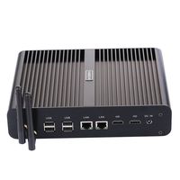 Fanless Mini PC,Desktop Computer,with Windows 10 Pro/Linux Ubuntu Support,Intel Core I7 4650U,(Black),[HUNSN BM02],[2HDMI/2LAN/4USB3.0/4USB2.0/1OpticalL/1Card Reader/WiFi],(16G RAM/240G SSD)