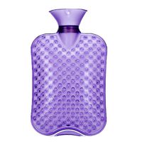 Vosarea Hot Water Bag Hot Water Bottle PVC Hot Water Pouch Purple