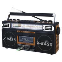 QFX J-22U 4-Band Radio Cassette to MP3 Converter Recorder Player USB/SD/MP3 Electronic Accessories