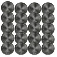 3.6V LIR2032 Rechargeable Li-ion Cell Button Coins Battery 20PC