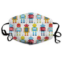 Multi Robot Dust Mask,Washable and Reusable Cleaning Gardening Outdoor Activities Warm Windproof Mask