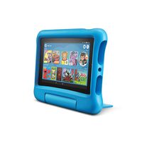 Fire 7 Kids Edition Tablet, 7" Display, 16 GB, Blue Kid-Proof Case