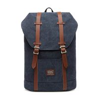 Lightweight Outdoor Backpack, KAUKKO Travel Casual Rucksack Laptop Daypack for 15" (3BLACK)