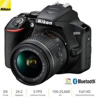 Nikon D3500 24.2MP DSLR Camera with AF-P DX NIKKOR 18-55mm f/3.5-5.6G VR Lens (1590B) - (Renewed)