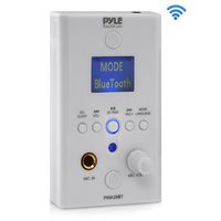 DANA TRADING in-Wall Bluetooth Stereo Amplifier - Audio Control Wall Plate Receiver with MP3/USB/SD Readers, LCD Display - Pyle PWA20BT.5
