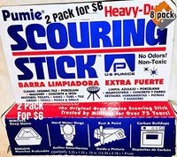U.S. Pumice 1001 Scouring Stick, Pack of 2-4-Pack