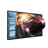 Projector Screen, 16:9 Portable Outdoor Projector Screen Suitable for HD TV Sports Movies Presentations (120 inch)