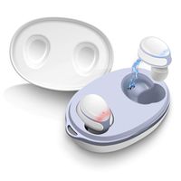 Torteco Wireless Earbuds Bluetooth 5.0 Headphones, in-Ear Stereo Wireless Earphones with Microphone One-Step Pairing with Charging Case, IPX6 Water Proof for Running, Sports, Working, White