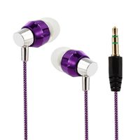 Headphone,❤️Universal 3.5mm Audio Jack Stereo in-Ear Earphone Earbuds Ear Buds for iPhone Android Phone iPad Tablet Laptop (Purple)