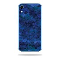 MightySkins Skin Compatible with Apple iPhone XR - Blue Ice | Protective, Durable, and Unique Vinyl Decal wrap Cover | Easy to Apply, Remove, and Change Styles | Made in The USA