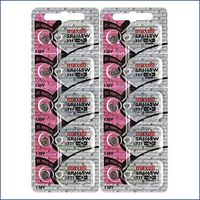 10 Maxell 321 SR616SW Silver Oxide Batteries Hologram