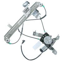 Rear Left Driver Side Window Regulator with Motor for Chevrolet Tahoe GMC Yukon 2000-2006 Cadillac Escalade 2002-2006