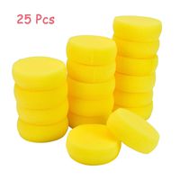 AQUEENLY 25 Pcs Painting Sponge, Artist Sponge for Watercolor, Painting, Crafts, Pottery, Clay, Ceramics, Pottery & Household Use (2.8 Inch)