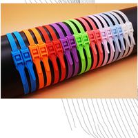 Xingo 14 Inch Double Lock Heavy Duty Unique Smooth Head Lock Design Nylon Cable Zip Ties for Soft Playground (Pale Blue)