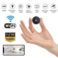 Berill Mini Hidden Spy Camera WiFi Small Wireless Video Camera Full HD 1080P Audio Night Version Motion Sensor Support SD Card Video Detection Infrared Vision Tiny Nanny Surveillance Cam