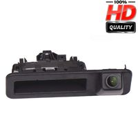 HD 1280x720p Rear Reversing Backup Camera Rearview Trunk Handle Replacement Camera Night Vision Ip68 Waterproof for BMW X1 F48 /BMW 1er F20 F21 BMW 3er F30 BMW 5er F10 2018-2019