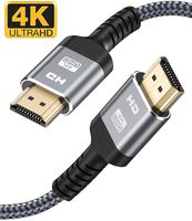 4K HDMI Cable,Highwings 1FT High Speed 18Gbps HDMI 2.0 Braided Cord-Supports (4K 60Hz HDR,Video 4K 2160p 1080p 3D HDCP 2.2 ARC-Compatible with Ethernet X-Box PS4/3 4K Fire Netflix LG Samsung ect
