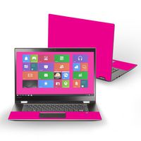 Mightyskins Skin Compatible with Lenovo Flex 5 15" (2017) - Solid Hot Pink | Protective, Durable, and Unique Vinyl Decal Wrap Cover | Easy to Apply, Remove, and Change Styles | Made in The USA