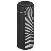 Logitech UE Boom 2 Portable Waterproof Bluetooth Speaker - Wireless Boom Box - Downtown Black White Stripes - Bulk Packaging
