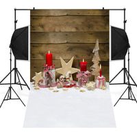 Sunshinehomely-Decor Merry Christmas Home Decoration, Christmas Backdrops Snow Vinyl 5x3FT Background Cloth Photography Studio (D)