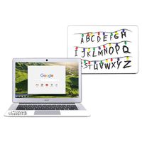 Mightyskins Skin Compatible with Acer Chromebook 14" Cb3-431 - Stranger Alphabet | Protective, Durable, and Unique Vinyl Decal Wrap Cover | Easy to Apply, Remove, and Change Styles | Made in The USA