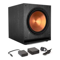 Klipsch SPL-150 15-inch Powered Subwoofer Bundle Klipsch WA2 Wireless Adapter - Ebony