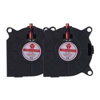Anmbest 2PCS DC 24V 0.1A 4020 Silent Brushless Blower Radial Cooling Fan 2 pin Brushless 4CM Fans 40mm X 40mm X 20mm for Computer Case 3D Printers Parts