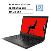 Lenovo Premium ThinkPad T480 14 Inch Flagship Business Laptop (Intel Core i5-7200U up to 3.1 GHz, 12GB RAM, 256GB PCIe SSD, Intel?HD Graphics 620, Bluetooth, Windows 10 Home)