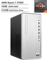 2019 HPBusiness Desktop PC, AMD Ryzen 7 3700X 8-Core Processor(Better Than i9-9900) up to 4.40Ghz, AMD Radeon RX 550 Graphics, 16GB DDR4 RAM, 512GB SSD, DVDRW, HDMI, Wireless-AC, Windows 10