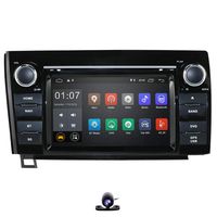 Android 9.0 Double Din Car Stereo Radio 7 Inch Touch Screen in Dash GPS Navigation Support WIFI Bluetooth MirrorLink SWC OBD with Free Backup Camera for Toyota Tundra 2007-2013 Sequoia 2008-2014