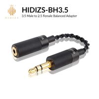 HIDIZS 3.5mm Male to 2.5mm Female Stereo Audio Extension Adapter Cable, Headphone Balanced Adapter Cord -11cm