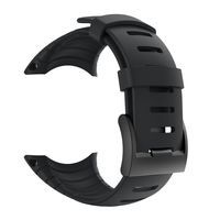 Suunto Core Strap, Rubber Replacement Watch Band for Suunto Core SS014993000,Black