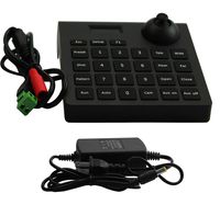 InstallerCCTV PTZ CCTV Joystick Keyboard Controller for Pelco-D/P RS485 Speed Dome Camera