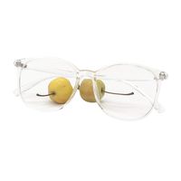 Reading Glasses Anti Blue Light Blocking Reader Women Men for Mid Big Face (Crystal, 1.50)