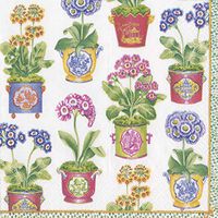 Caspari Paper Napkins Fancy Floral Decorative Dinner Napkins for Wedding Napkins, Baby Shower Napkins, Bridal Shower Floral Primrose 40 per Pak