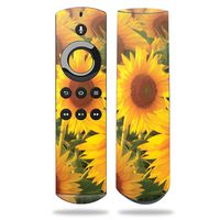 MightySkins Skin Compatible with Amazon Fire TV Remote - Sunflowers | Protective, Durable, and Unique Vinyl Decal wrap Cover | Easy to Apply, Remove, and Change Styles | Made in The USA