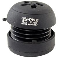 Pyle Home PMS2B Mini Capsule Rechargeable Speaker for iPod/MP3/MP4/Computer/Laptop/Notebook/Audio/Gaming-Devices/PDA (Black)