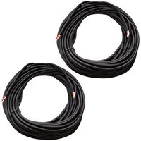Seismic Audio - RW50 (2 Pack)- 50 Foot Raw Wire to Raw Wire Speaker Cable - 16 Guage - PA/DJ/Home Audio