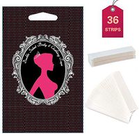 Okela Fashion Tape，Beauty Boob Body Cloting Tape, Clear Fabric Strong Double Sided Tape for Clothing and Body, Transparent Clear Color for All Skin Shades, 36 Count