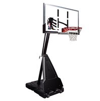 Spalding Portable Basketball System 54 Inch Aluminum Trim Acrylic Backboard