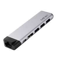 MINIX Aluminum USB-C multiport Hub-Gigabit Ethernet, 4K HDMI,USB 3.0x3,SD/Micro SD Reader, USB-C-PD, Compatible with Apple MacBook Air and MacBook Pro. (Space Gray) Sold Directly by MINIX.