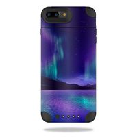 MightySkins Protective Vinyl Skin Decal Compatible with Mophie Juice Pack Air iPhone 7 Plus Plus wrap Cover Sticker Skins Aurora Borealis