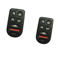2Pcs Keyless 6 Buttons Smart Remote Key Fob Shell Case and Button Pad for 2005 2006 2007 2008 2009 2010 Honda Odyssey No Chip