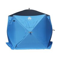 Nordic Legend Goahti 5 Sided Insulated Portable Ice Fishing Shelter with 2 Big Doors-Diamond Door Guard System