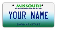 BleuReign Personalize Your Own Missouri State Bicycle Bike Stroller Children's Toy Car 3"x6" License Plate Tag