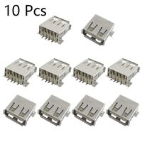 Yohii Mini USB Type A Standard Port Female Solder PCB Socket Connector Adapter 4 Pins