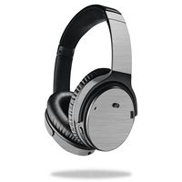 MightySkins Skin Compatible with Bose QuietComfort 35 Headphones - Cold Steel | Protective, Durable, and Unique Vinyl Decal wrap Cover | Easy to Apply, Remove, and Change Styles | Made in The USA