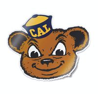 Nudge Printing NCAA Vintage Popular Car Decals from (University of California Berkeley)