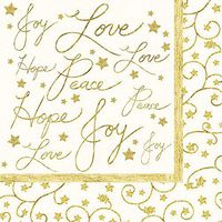 Cypress Home Starlit Winter Paper Cocktail Napkins, 20-pack