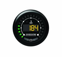 Innovate Motorsports 3853 MTX Digital Series Dual Function Water Temperature and Battery Voltage Gauge Kit